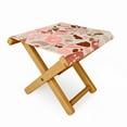 thumbnail image 2 of Society6 Marta Barragan Camarasa Terrazzo of dots and plants Outdoor Ottoman, 2 of 3