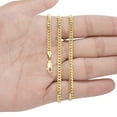 thumbnail image 6 of Nuragold 10k Real Yellow Gold Solid Miami Cuban Link 3.5mm Chain Bracelet (7"-9") Italian Jewelry for Men & Women, 6 of 16