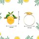 thumbnail image 3 of Servilleteros con forma de limón para decoración de mesa, servilleteros de frutas tropicales, hebilla, Compatible con cumpleaños, 6 uds., 3 of 5