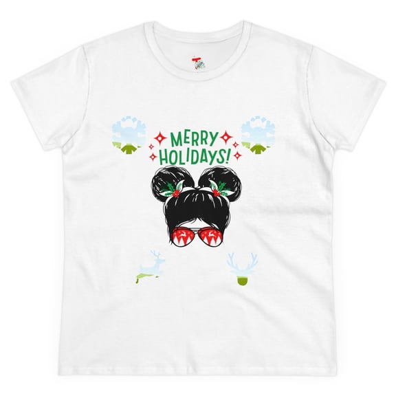 The"Merry Christmas Fashion" T-Shirt Girls Gift Holiday/Christmas