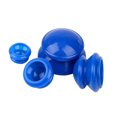 thumbnail image 1 of 4 unids/set de ventosas de silicona al vacío, masaje de salud, juego de ventosas, masajeador corporal portátil para el hogar (azul) Vhermosa LL-0079, 1 of 4