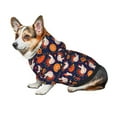 thumbnail image 6 of Goofa Turkey And Thanksgiving Pattern Small Dog Sweater Hoodies Pet Grey Hooded Soft Fleece Sweatshirts with Pocket Fall Winter Puppy Cat Sweaters Warm Clothes-X-Large, 6 of 8