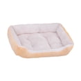 thumbnail image 3 of Sofá cama para perros pequeños Yinane cama para cachorros lavable terciopelo amarillo 60 cm x 45 cm, 3 of 8