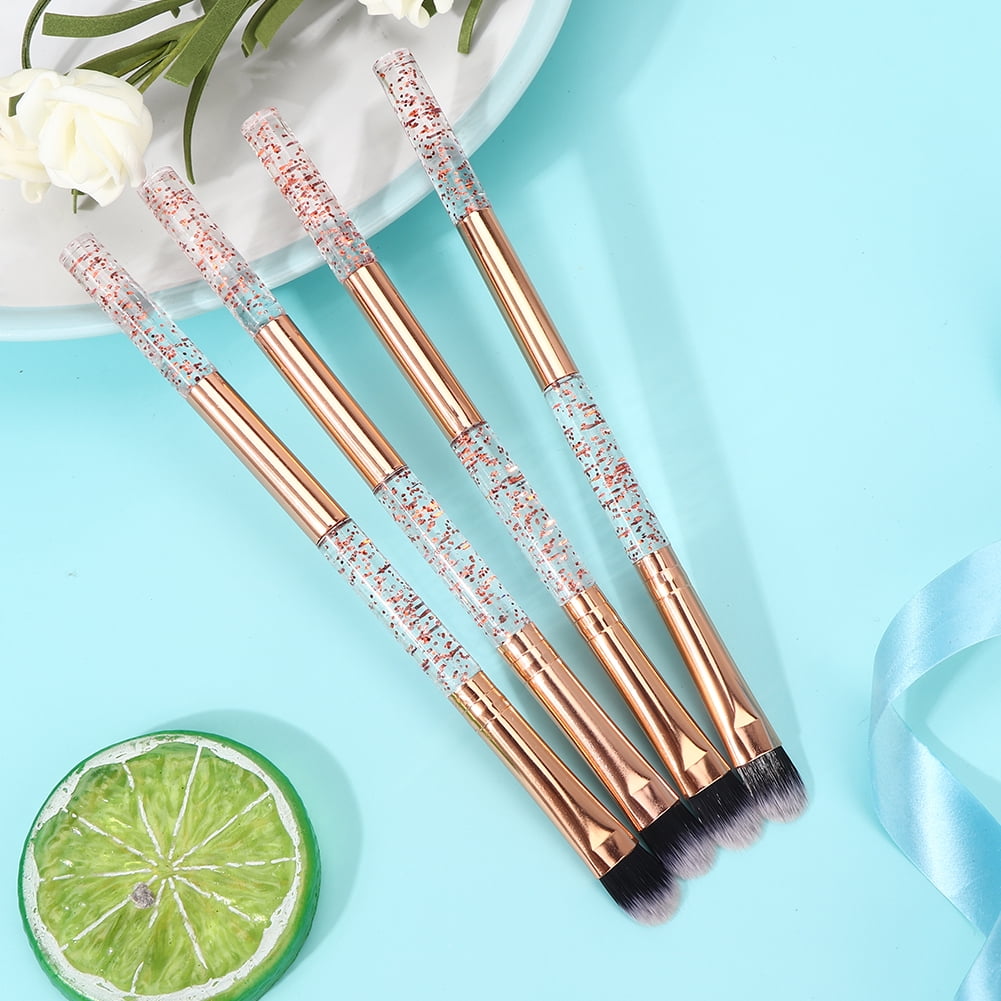 Kritne Cosmetic Brush,4pcs Rose Gold Eyeshadow Brushes Set Eye Makeup