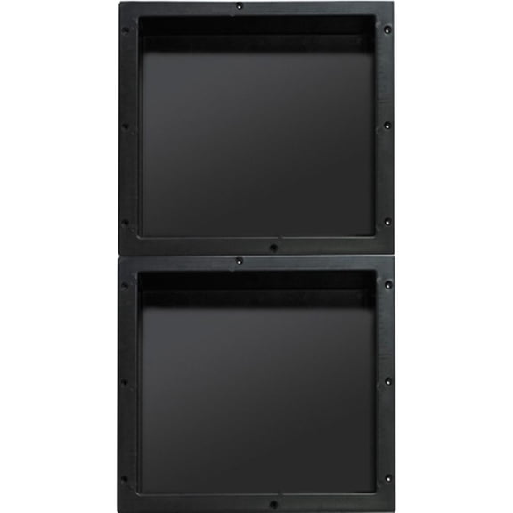 Tile Redi RND1614S-14 Redi Niche 16" x 28" x 4" Double Recessed Shelf Gray