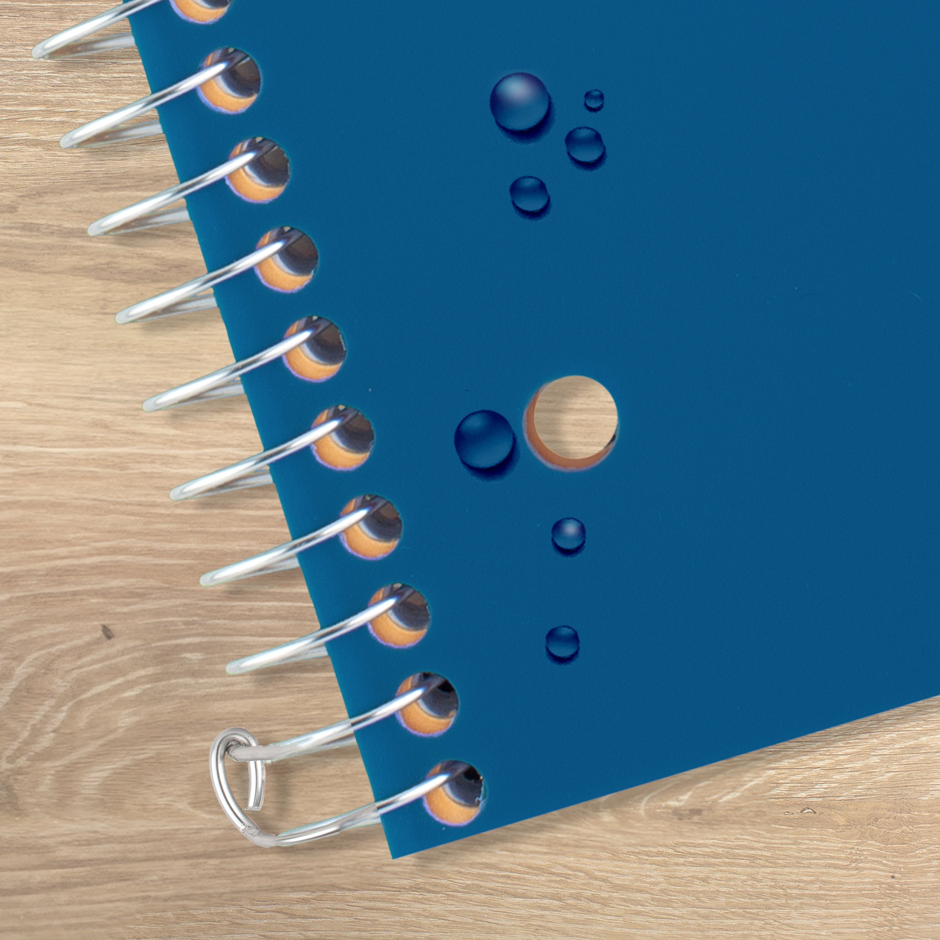 Cuaderno Five Star 1 Materia College Ruled con App de Estudio, 8.5" x 11", Azul Pacífico, Poli, Espiral, 100 Hojas 4