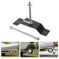 thumbnail image 2 of KAKOWELY spare tire mount Spare Tire Carrying Bracket Wall Mounted Tire Carrier Rack Wheel Bracket Trailer Spare Tire Mount Trailer Wheel Bracket Kit Metal Trailer Tire Holder, 2 of 5