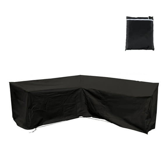 ODOMY L-shaped Outdoor Waterproof Furniture Cover Garden Patio Sofa Protective Cover Dust Covers