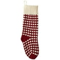 thumbnail image 4 of Coofit Bas de Noël Suspendus Tricoté à Pois Bas de Vacances Bas de Cheminée, 4 of 6