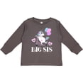 thumbnail image 3 of Inktastic Big Sis Unicorn Sister Announcement Girls Long Sleeve Toddler T-Shirt, 3 of 5