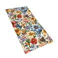 thumbnail image 3 of Polyester Long Towel Multi-Size Water Absorption Good Bright Fluffy Soft For Bathroom Swimming Pool Beach Outdoor Travel Fall Flowers Lily Flower Butterflies Bees, 3 of 8