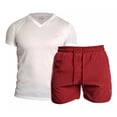 thumbnail image 1 of Paquete 1 Short Deportivo Y Playera Cuello V Dry Fit Hombre, 1 of 8