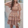 thumbnail image 4 of Vestido PRETTYGARDEN Floral de Cúrcuma de Verano Corto Talla L, 4 of 6