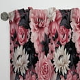 thumbnail image 5 of Designart "Peony Love Poem I" Floral Room Darkening Curtain Single Panel, 5 of 6