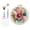 A09 Yellow1 7.9", variant on Embroidery Kit For Beginners Cross Stitch Kits Needlepoint Set Colorful Flowers Patterns Embroidery Thread Kit For Craft Lover Hand Stitch With Threads Hoop Fabric-Floral