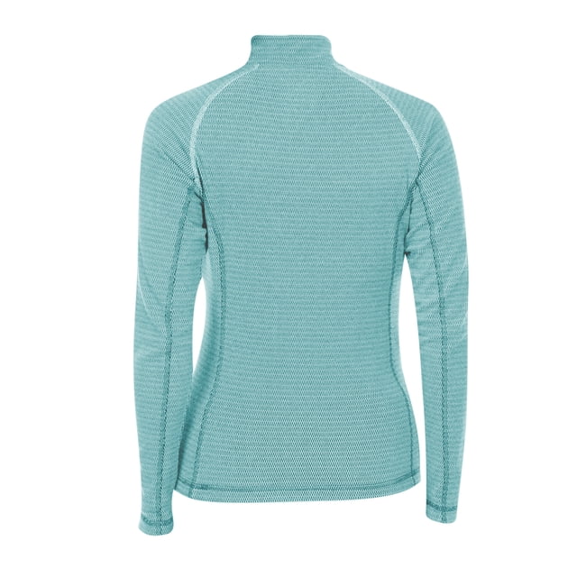 Trespass - Camiseta Interior Deportiva Gina para Mujer (Negro, Gris Tormenta)