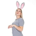 thumbnail image 4 of Funcredible Bunny Ears Headband  for Kids and Adults (Gray + Pink), 4 of 7