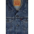 thumbnail image 3 of Levi's Men's Regular Fit Button Up Cut Off Denim Trucker Vest, 3 of 3