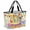 Light Yellow Lemon Yellow, variant on Happy Birthday Beach Bag for Women, Large Breathable Mesh Beach Tote Bag, Beige Balloon Ribbon Cake Sandproof Lightweight Travel Bags for Vacation Picnic Swimming Pool 15.7"x15.7"x9.1"