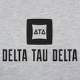 thumbnail image 3 of CafePress - Delta Tau Delta Black Stacked Signature Long Sleeve T Shirt - Womens Baseball Tee, 3 of 4