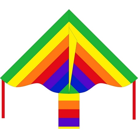 Flair Handles - HQ Kites Eco Line: Simple Flyer Rainbow 33