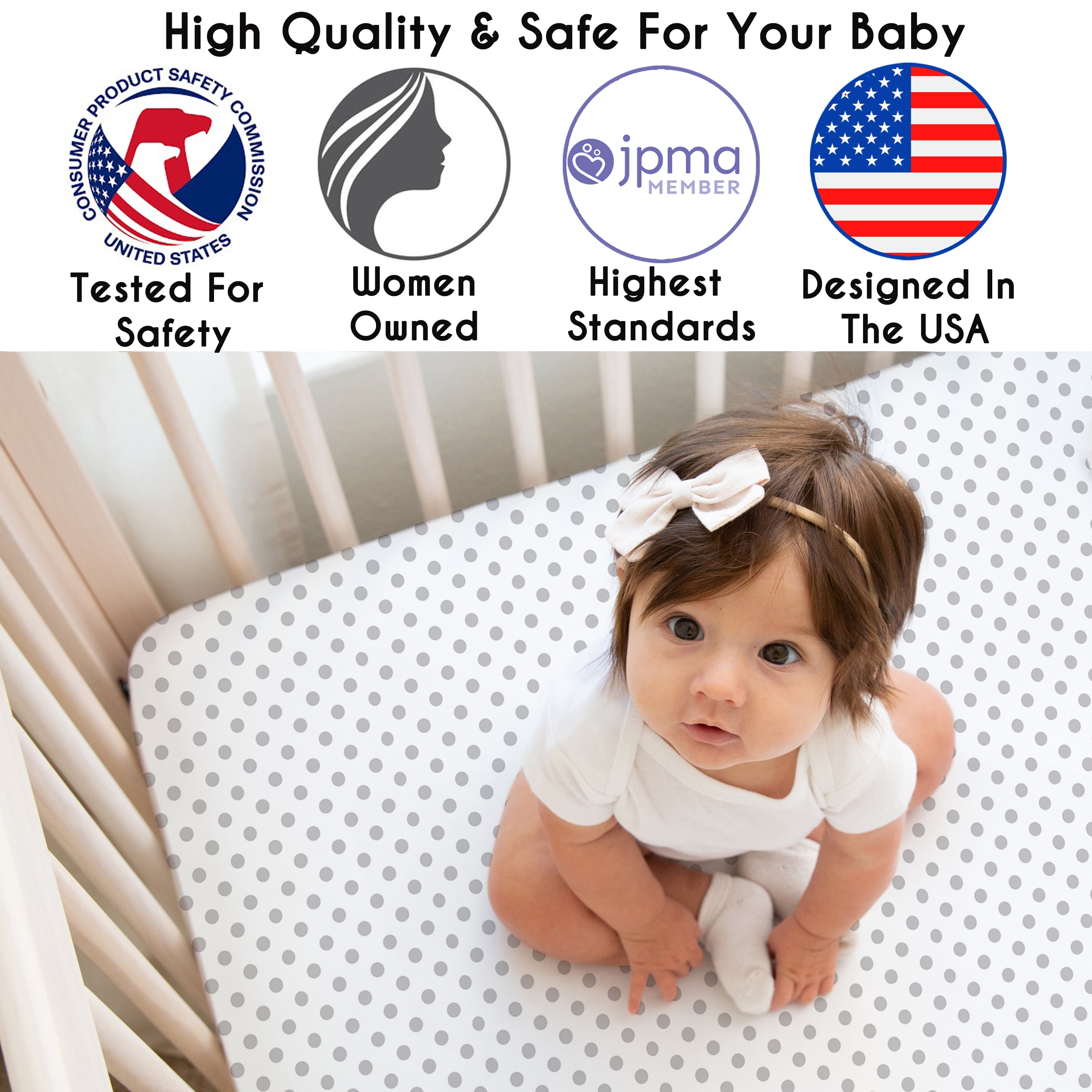Sweet Jojo Designs Watercolor Floral Grey Girl Crib Bedding + BreathableBaby Breathable Mesh Liner