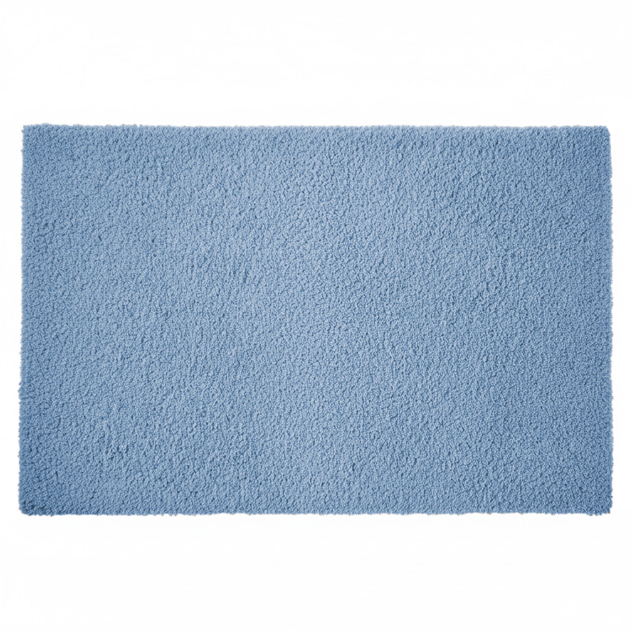 Better Homes & Gardens Ultra Soft Polyester Rug, Plush Absorbent Floor Rug with Skid-Resistant Backing, Machine Washable, 23" x 39", Blue Silver