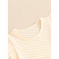 thumbnail image 5 of Bagilaanoe Toddler Baby Girls Summer Tops Fly Sleeve Round Neck Tees 1T 2T 3T 4T 5T 6T Kids Casual T-Shirts Clothes, 5 of 6