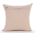thumbnail image 2 of Pillow Covers, Beige Pillow Shams, Pearls Leaf & Flowers Floral Theme Pillow Shams, 24x24 inch (60x60 cm) Pillow Shams, Square Cotton Linen Pillow Shams, Contemporary - Pearl Essence, 2 of 3