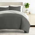 thumbnail image 4 of Duvet Covert Set - Ultra Soft - Gray Etched Gate for King Size Bedding by Comfort Canopy, 4 of 21