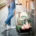 thumbnail image 3 of Easter Egg Bernese Mountain Dog Bunny Ear Welcome Spring Truck Travel Luggage Cover Berner Lover Gifts Suitcase Dust Protective Decor - 12002, 3 of 5