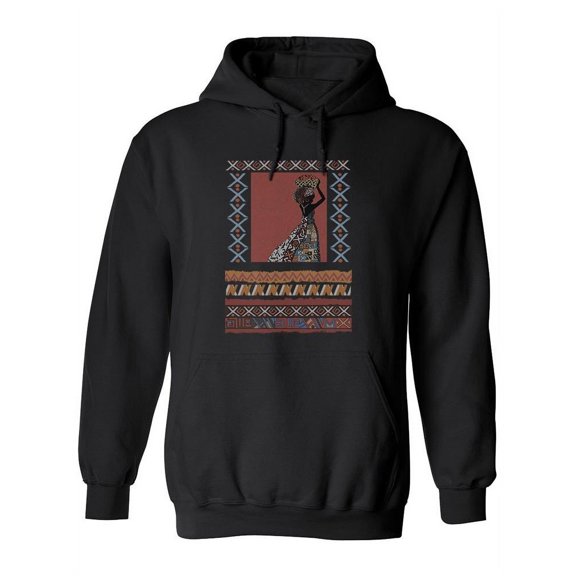 African Ornamented Paint Hoodie Women -Image by Shutterstock, Female Small