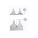 thumbnail image 2 of INSPIRAR CHIC Sujetadores deportivos sin costuras con almohadillas removibles para mujeres, tops de dormir, bras de yoga XXXL para talla 38A/B, color blanco, 2 of 3
