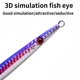 thumbnail image 5 of 60g Fake Jigbait Lure 3D Eyes Luminous Sinking Fishing Bait Tackle (Estilo E) Likrtyny Para estrenar, 5 of 9