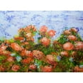 thumbnail image 2 of Friedlander, Allan 14x12 Gold Ornate Wood Framed with Double Matting Museum Art Print Titled - Red Ribbon Roses, 2 of 4