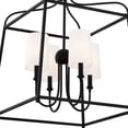thumbnail image 4 of 2244-BF Crystorama Lighting Sylvan - 4 Light Chandelier-29.75 Inches Tall and 21.5 Inches Wide-Black Forged Finish    -Traditional Installation, 4 of 6