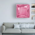 thumbnail image 2 of Rosana Laiz Blursbyai 'Be who you are gem raspberry pink' Canvas Art, 2 of 4