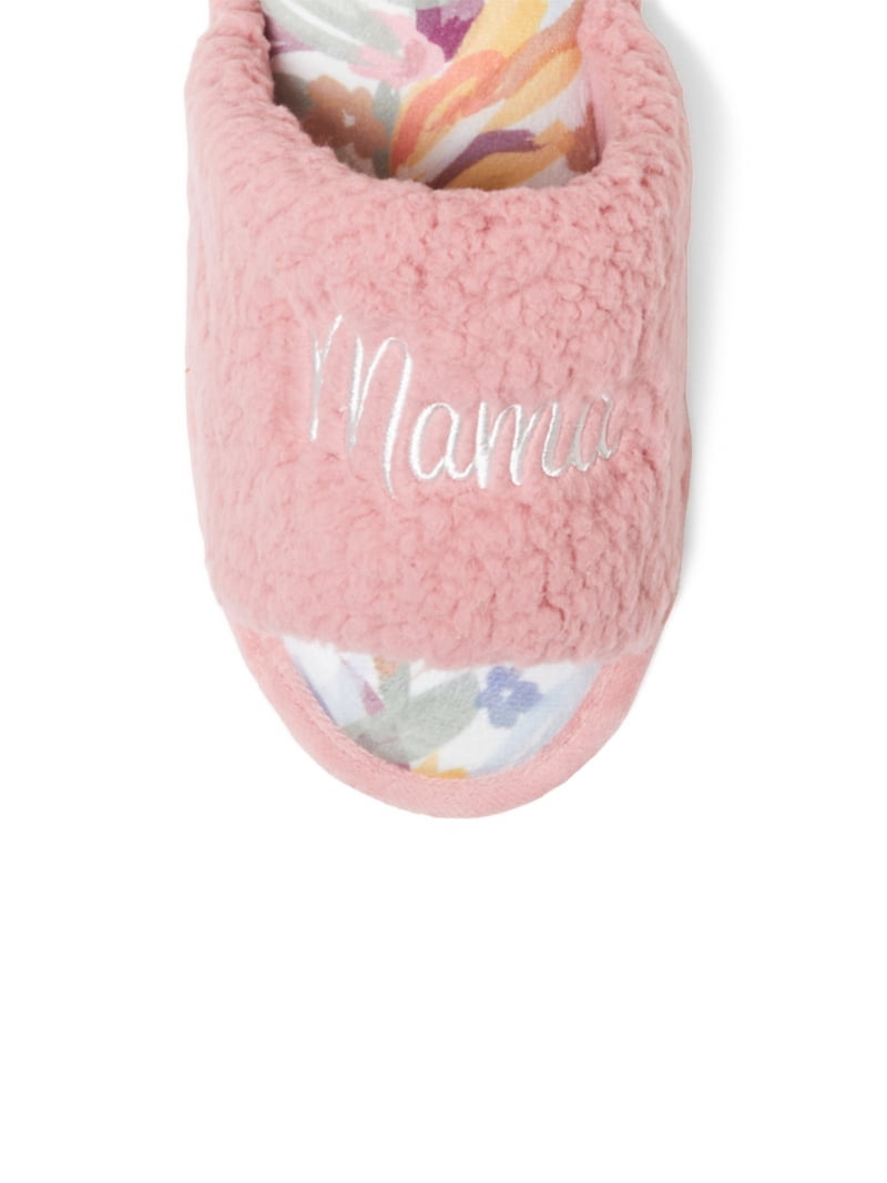 Dearfoams Women's Mama Bear Slipper - Cozy Clog With Memory Foam, Indoor/Outdoor Sole