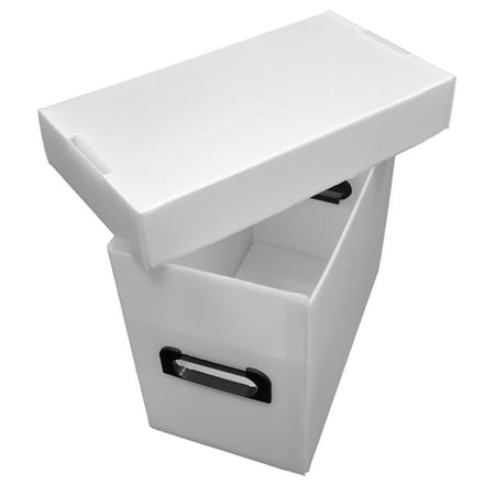 Archival Plastic Box - 10 Premium Plastic Graded Comic CGC Book Storage Boxes - White - Archival Safe