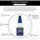 thumbnail image 3 of Loctite 401 - Adhesivo instantáneo rápido (botella de 20 ml), 3 unidades, pegamento súper fuerte multiusos, pegamento líquido incoloro superfuerte, 3 of 5