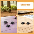 thumbnail image 3 of TABLZONE 50Pcs Outdoor Tent Accessories Black Plastic Tent Pole Clips for Easy Canopy and Tarp Securing, 3 of 8