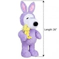 thumbnail image 4 of Peanuts Snoopy in Bunny Suit with Woodstock Easter Greeter Plush 26", 4 of 4