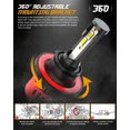 thumbnail image 2 of Fit Jeep Liberty 2008-2012 6000K LED Headlight Hi/Lo+Fog Light 4 Bulbs Combo Kit, 2 of 11