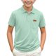 thumbnail image 1 of Odeerbi Camisas de Golf de Color Sólido Botón de Solapa Camisas de Tenis de Manga Corta Uniforme Escolar Con Bolsillo, 1 of 8
