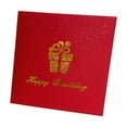 thumbnail image 2 of Leather Photo Album "3D Birthday Cards Warming Led Light Birthday Cake Music Happy Birthday Card Postcards Greeting Cards Happy Birthday Cards Best For Mom Wife Sister Boy Girl Friends",Red Party Gr, 2 of 8