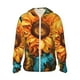 thumbnail image 1 of Balery Deep Yellow Colorful Sunflower Sudadera ligera de manga larga con capucha y protección solar UPF 50+ para hombre y mujer, ideal para pesca y running-X-Large, 1 of 7
