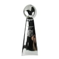 thumbnail image 2 of 56cm Silver Football Chrome Resin Crafts Gifts for Sports Fan Trophy Shiny Sports Award Decoration for Champions,Silver,Super Football, 2 of 8