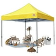 thumbnail image 2 of ABCCANOPY 10' x 10' Yellow Outdoor Commercial Instant Shelter Metal Patio Pop-Up Canopy, 2 of 7