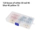 thumbnail image 4 of Inteprter 300 Pcs Red Solder Seal Wire Electrical Marine Connection Connector Automotive Terminal Sleeve with Butt Soldering Crimp Electrónica miscelánea 120PCS Tipo 18, 4 of 6