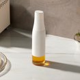 thumbnail image 2 of Bxaolu Auto Flip Olive Oil Dispenser Bottle for Kitchen – 500ml /17oz Cooking Glass Oil and Vinegar Cruet, Oil Container, Soy Sauce Dispenser, White, 2 of 8